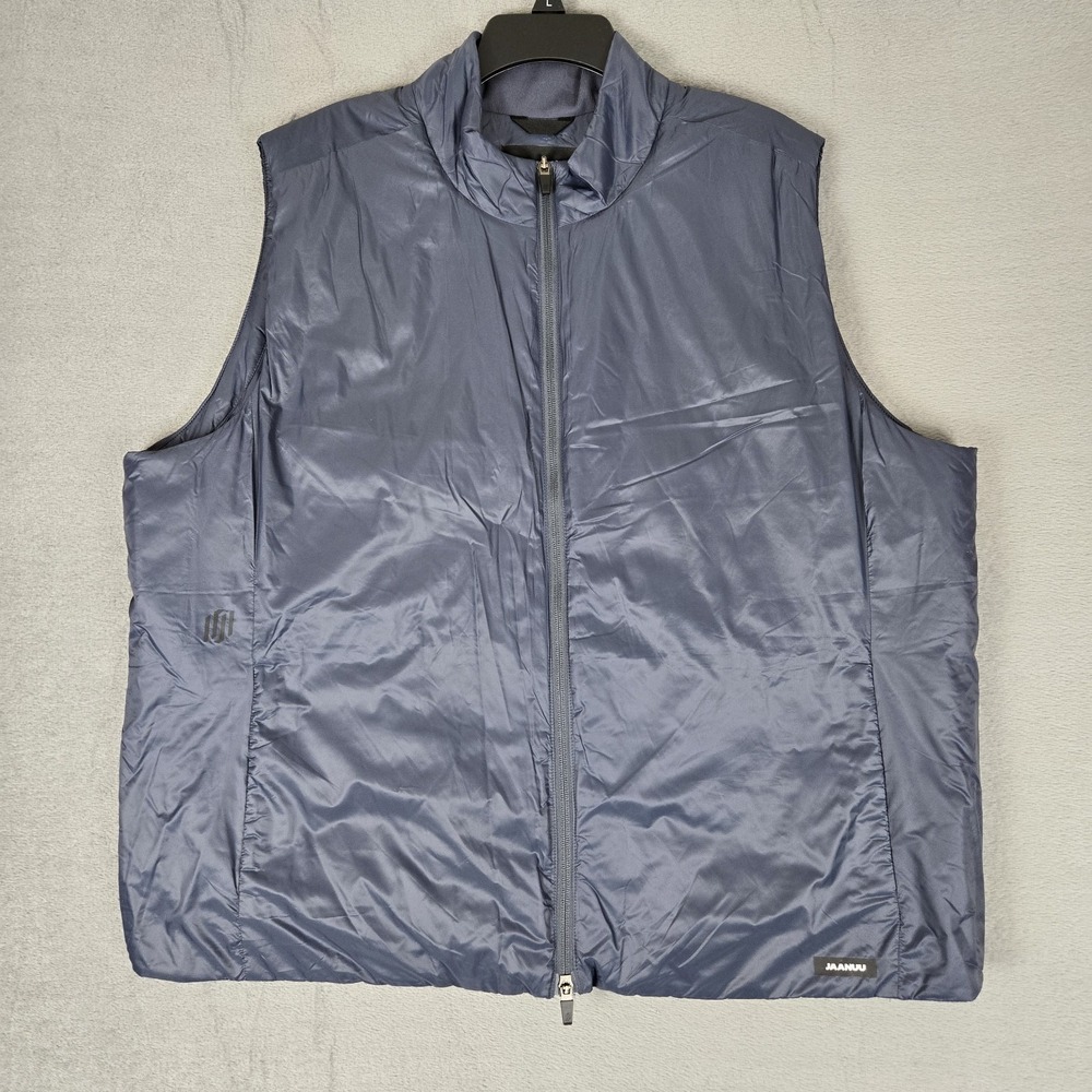 Jaanuu Phantom Insulated Vest Womens 1X Navy Water Repellent Lightweight Zip
